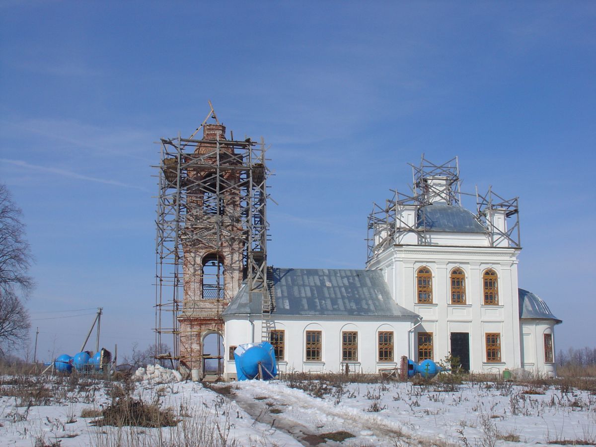 Церковь Успения Пресвятой Богородицы, Новленское (Ярославский район, Ярославская область). документальные фотографии