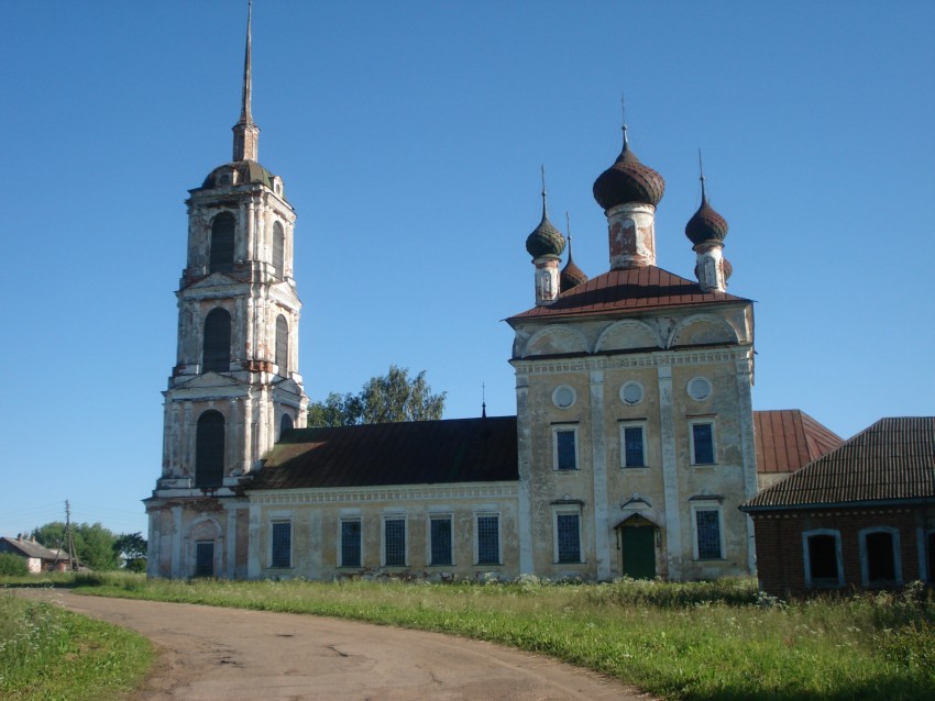 Церковь Троицы Живоначальной, Ордино (Угличский район, Ярославская область). фасады