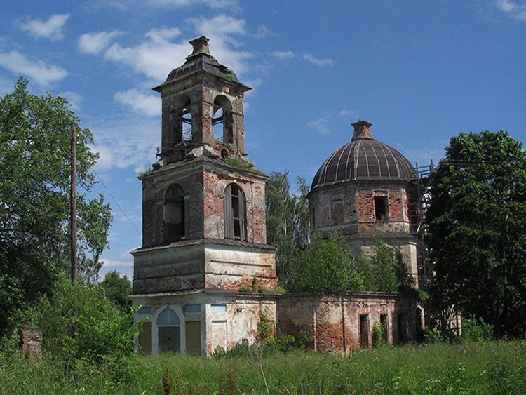 Церковь Покрова Пресвятой Богородицы, Покровское (Калининский район, Тверская область). документальные фотографии