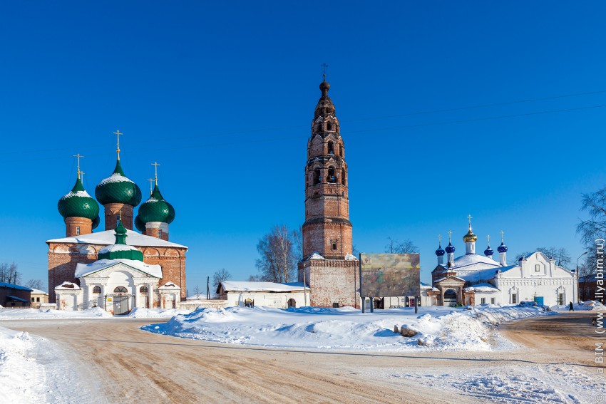 Великое. Ансамбль церквей Рождества и Покрова Пресвятой Богородицы. фасады