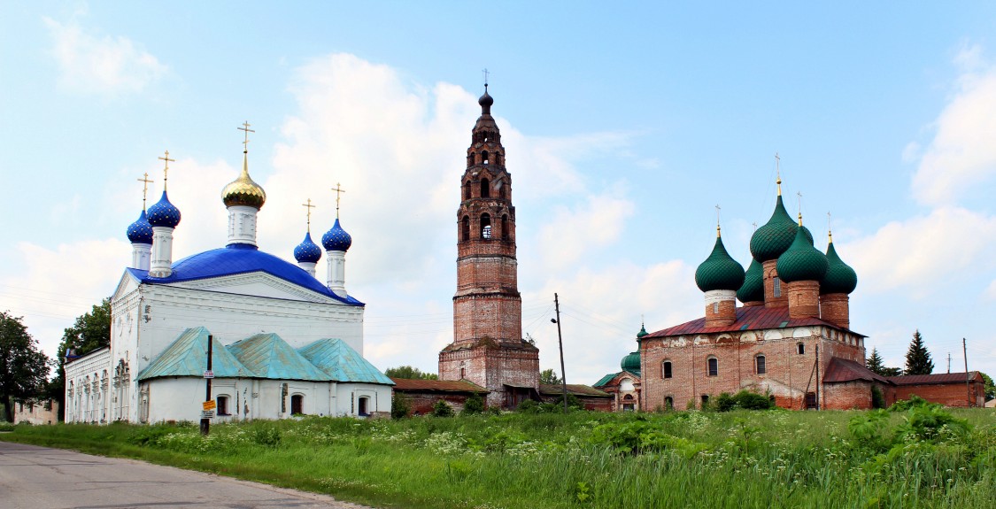 Великое. Ансамбль церквей Рождества и Покрова Пресвятой Богородицы. фасады