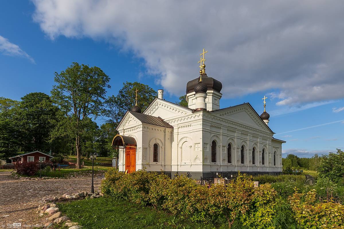фасады. Церковь Александра Невского, Хопылёво (Рыбинский район, Ярославская область)