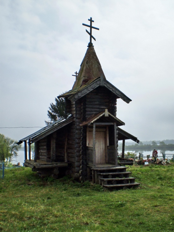 Марьино. Часовня Космы и Дамиана. фасады, Часовня, со слов местных, перенесена в Марьино из Званки.