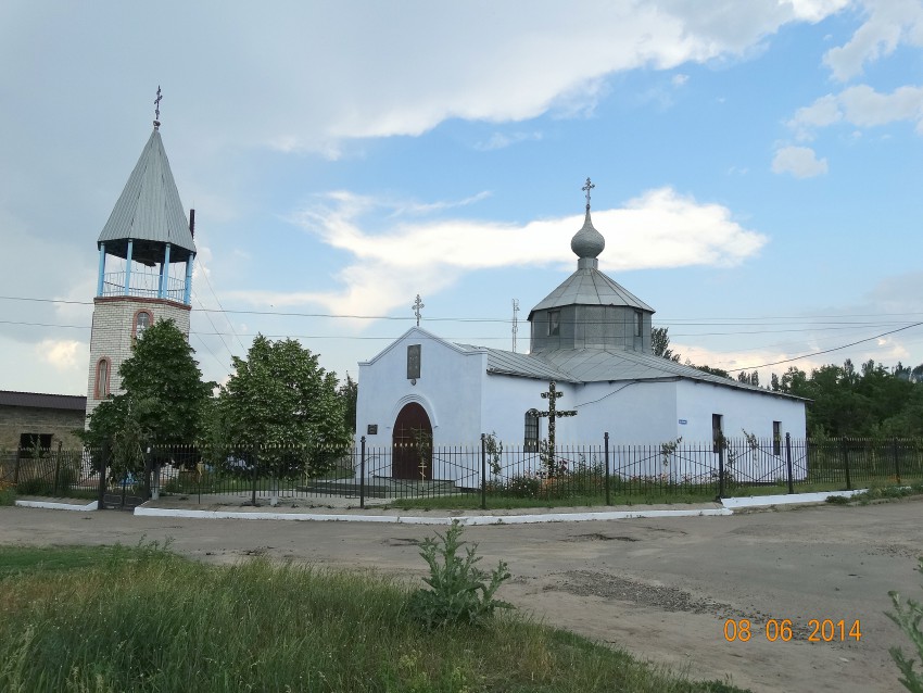 Церковь Воскресения Христова, Воскресенское (Николаевский район, Украина, Николаевская область). общий вид в ландшафте