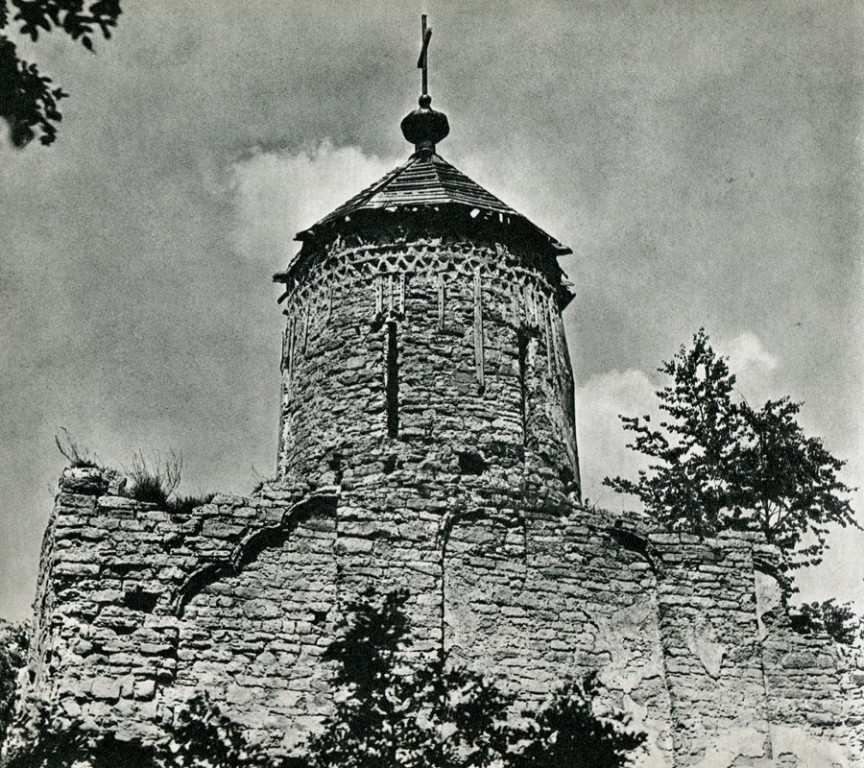 Слобода. Церковь Спаса Преображения. архивная фотография, Фото 1960-х гг. из архива Бориса Скобельцина