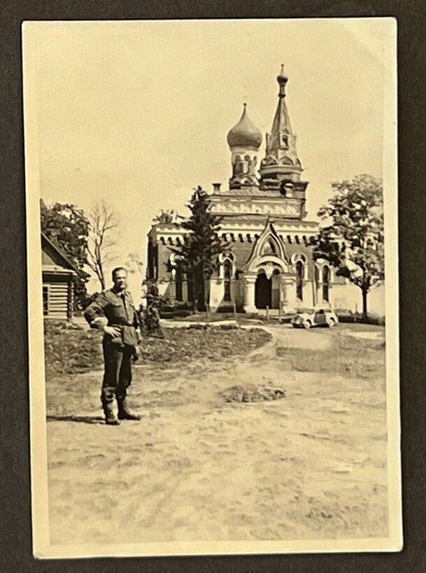 Церковь Космы и Дамиана, Локно (Палкинский район, Псковская область). архивная фотография, Фото 1941 г. с аукциона e-bay.de