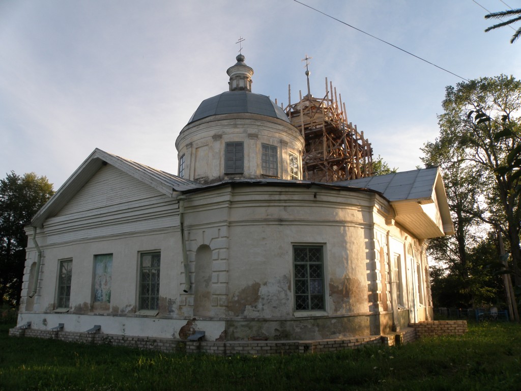 Церковь Троицы Живоначальной, Подберезье (Локнянский район, Псковская область). документальные фотографии