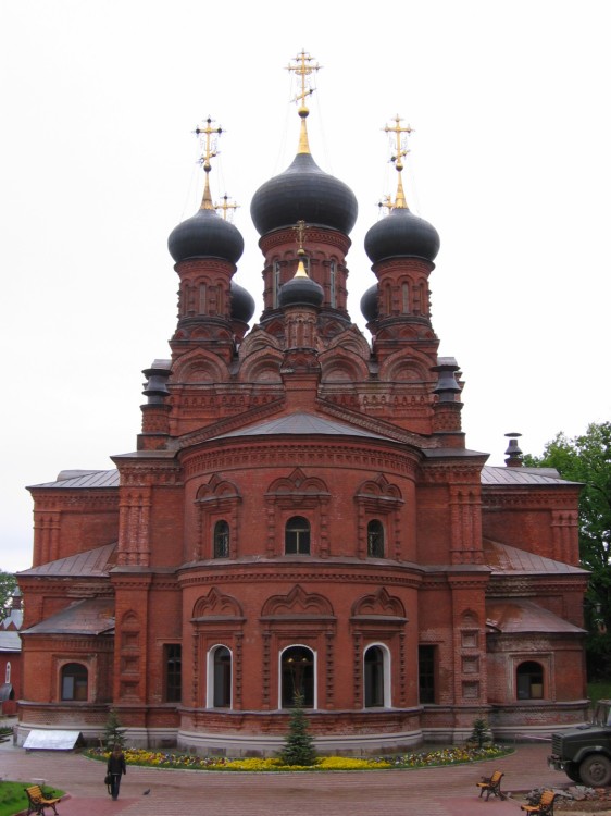 Черниговский скит. Собор Черниговской-Гефсиманской иконы Божией Матери, Сергиев Посад (Сергиево-Посадский городской округ, Московская область). фасады, 		      