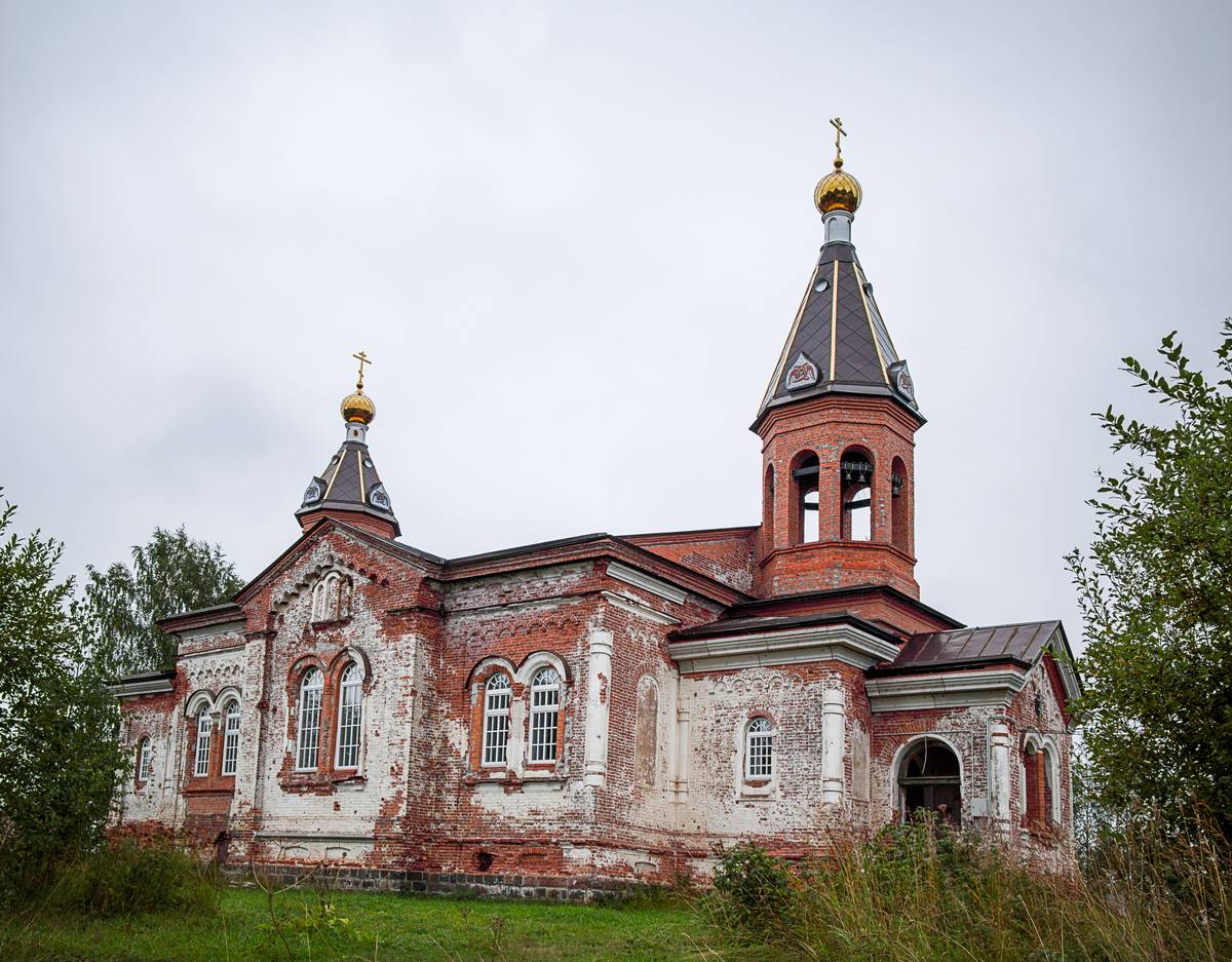 Северный фасад, фасады. Церковь Троицы Живоначальной, Кончезеро (Кондопожский район, Республика Карелия)