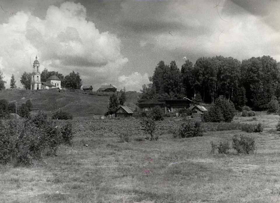 Покровское. Церковь Покрова Пресвятой Богородицы. архивная фотография, Церковь Покрова Пресвятой Богородицы с. Покровское, 1958 г. Фото Б.А. Онусайтиса. Из собрания Музея-заповедника «Щелыково».