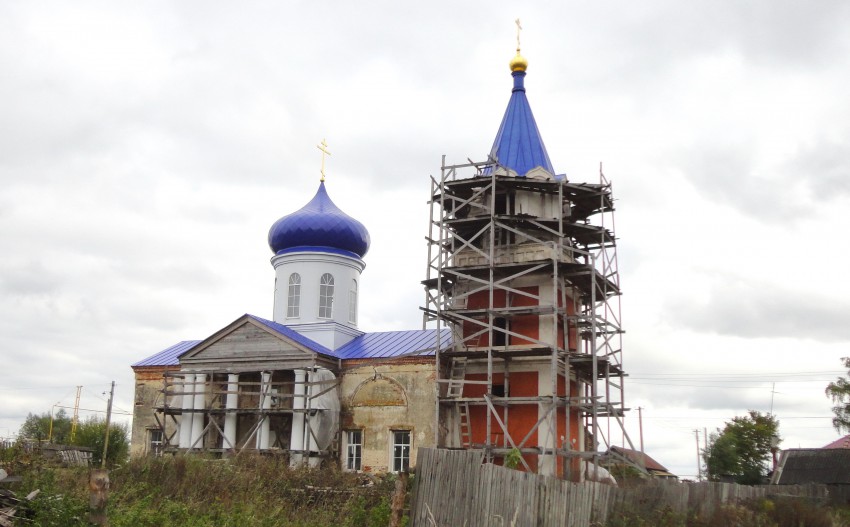 Церковь Казанской иконы Божией Матери, Круглые Паны (Дивеевский район, Нижегородская область). документальные фотографии