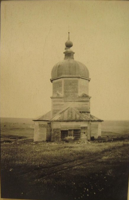 Церковь Благовещения Пресвятой Богородицы, Смирново (Дивеевский район, Нижегородская область). архивная фотография, Общий вид с востока. Фото Целикова А. 1947 г. из коллекции ГНИМА. (ГК №33612355)