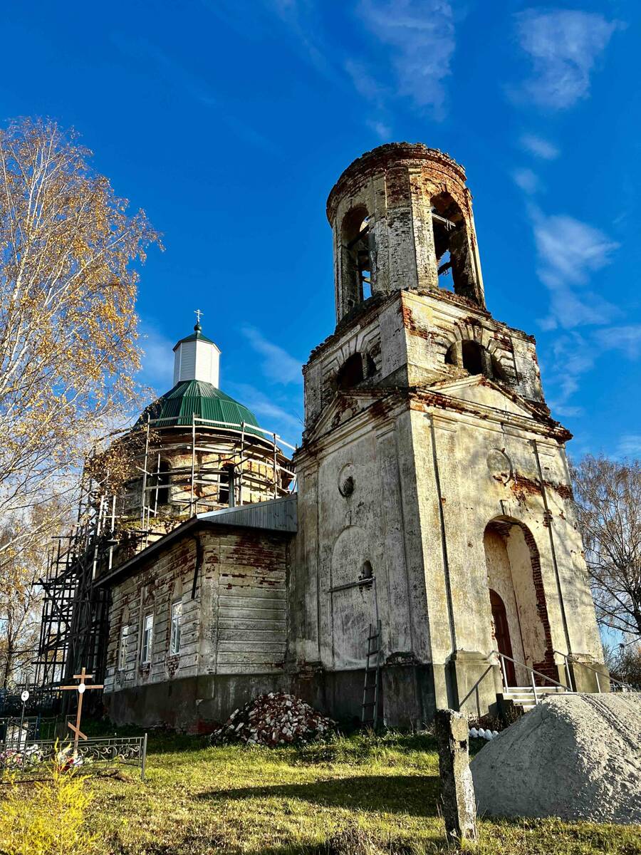 Церковь Спаса Нерукотворного Образа (каменная), Заречное (Серякуши) (Ардатовский район, Нижегородская область). фасады