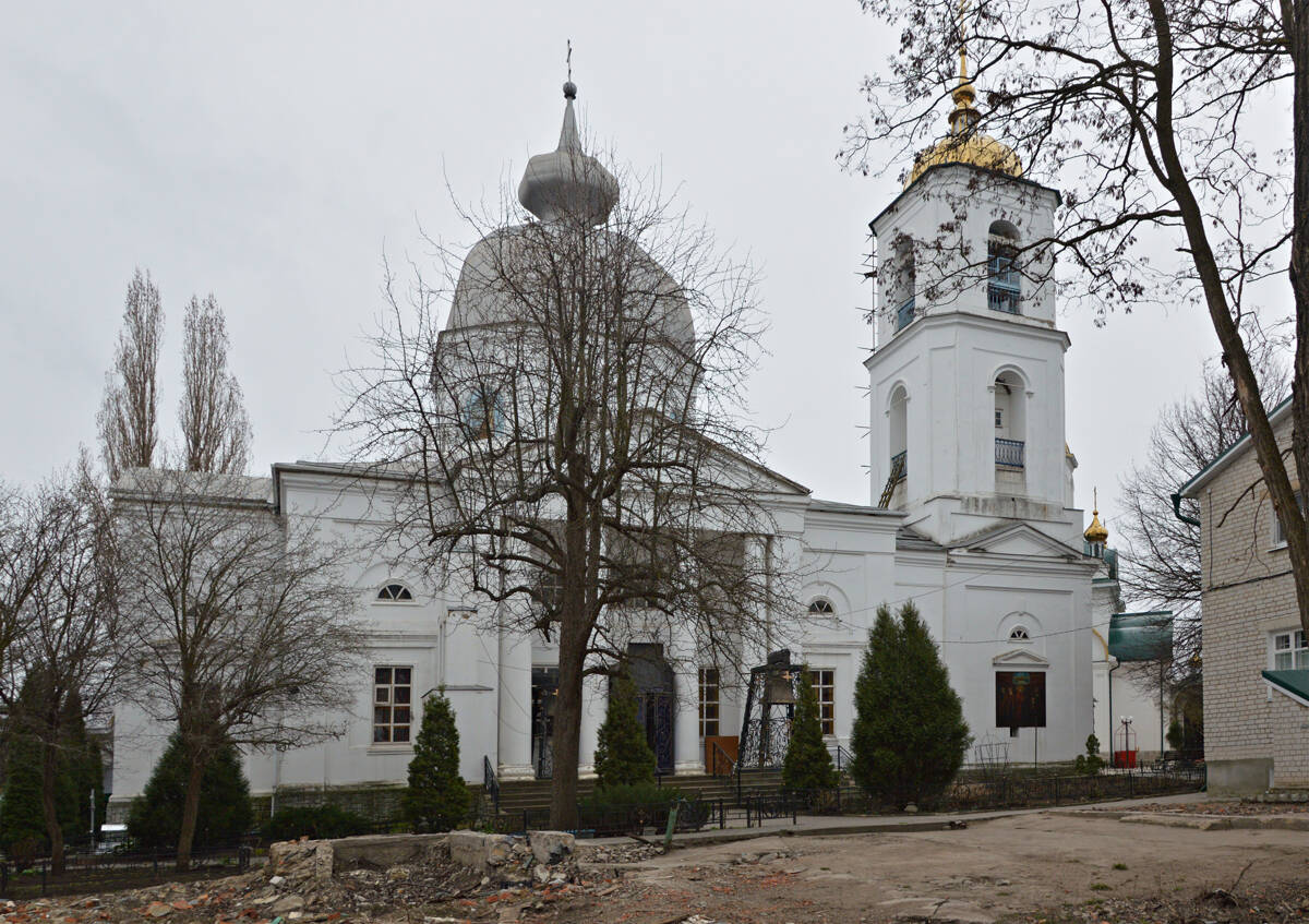 Благовещенский монастырь. Церковь Благовещения Пресвятой Богородицы, Ожога (Воловский район, Липецкая область). фасады