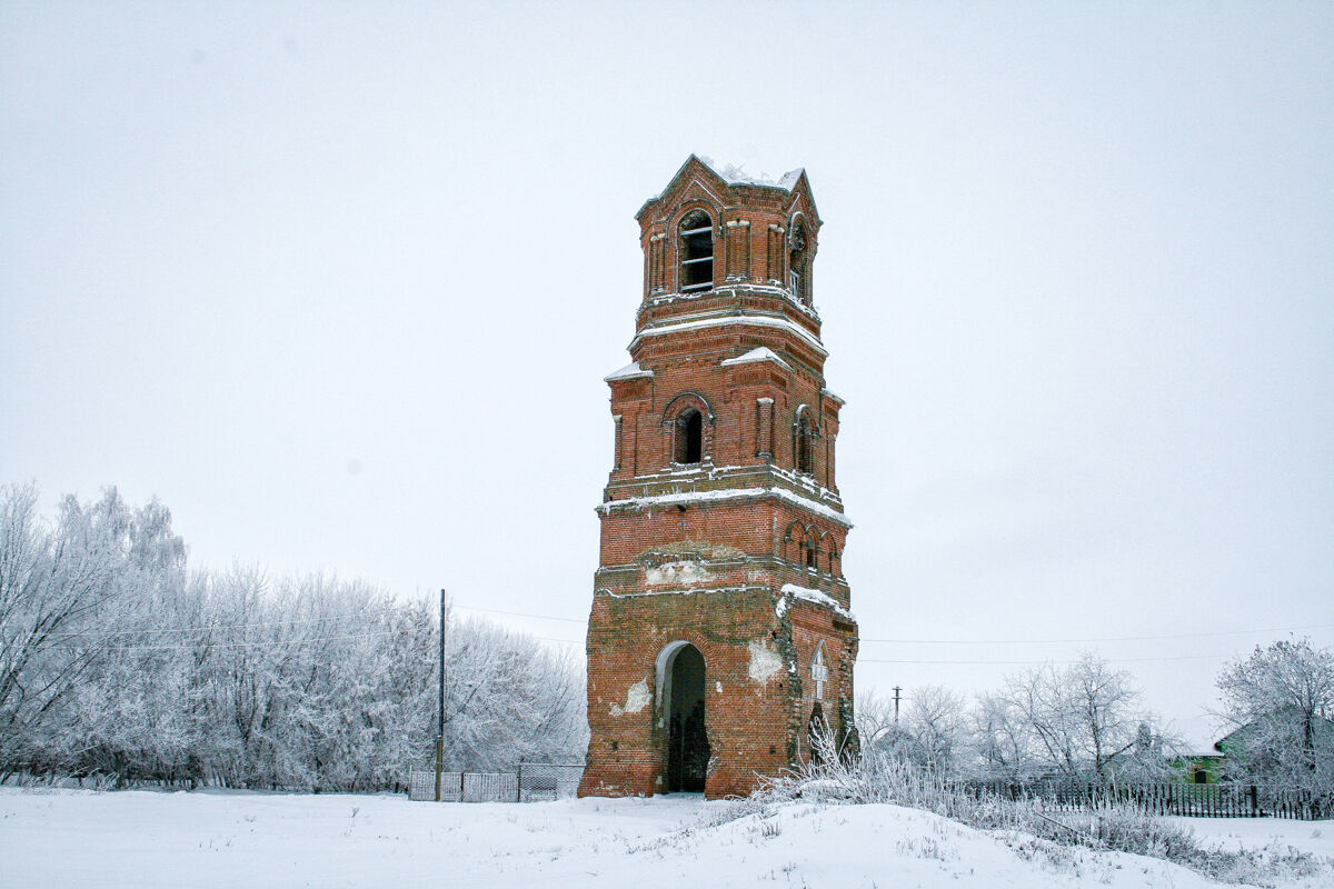 Колокольня церкви Михаила Архангела, Кривка (Усманский район, Липецкая область). фасады