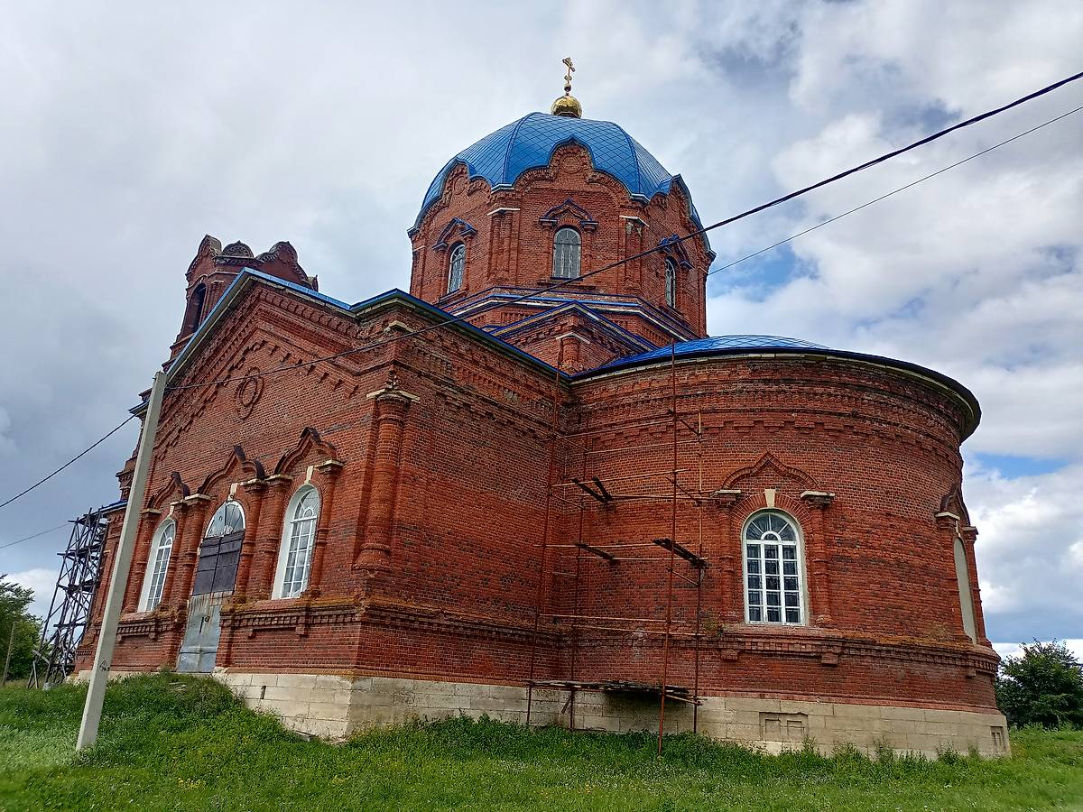фасады. Церковь Рождества Пресвятой Богородицы, Студеные Хутора (Липецкий район, Липецкая область)