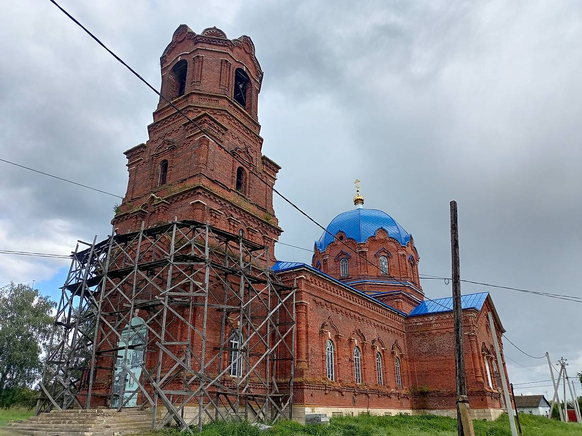 фасады. Церковь Рождества Пресвятой Богородицы, Студеные Хутора (Липецкий район, Липецкая область)