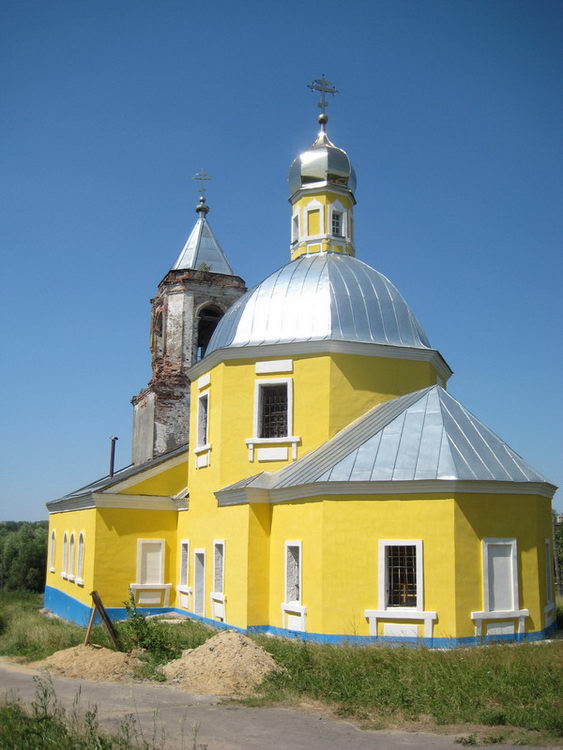 Атемасово. Церковь Николая Чудотворца. фасады, Вид с юго-востока