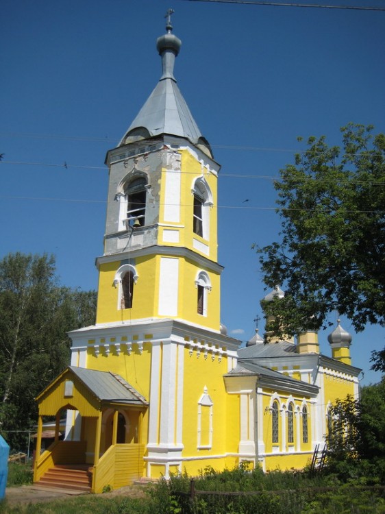 Надежино. Церковь Владимира равноапостольного. фасады, Вид с юго-запада
