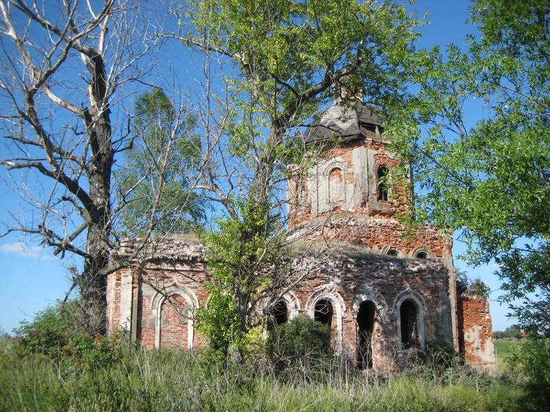 Церковь Троицы Живоначальной, Хохлово (Ардатовский район, Нижегородская область). фасады, Вид с юга