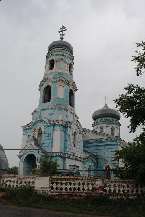 Байково. Церковь Троицы Живоначальной. фасады, Вид с юго-запада