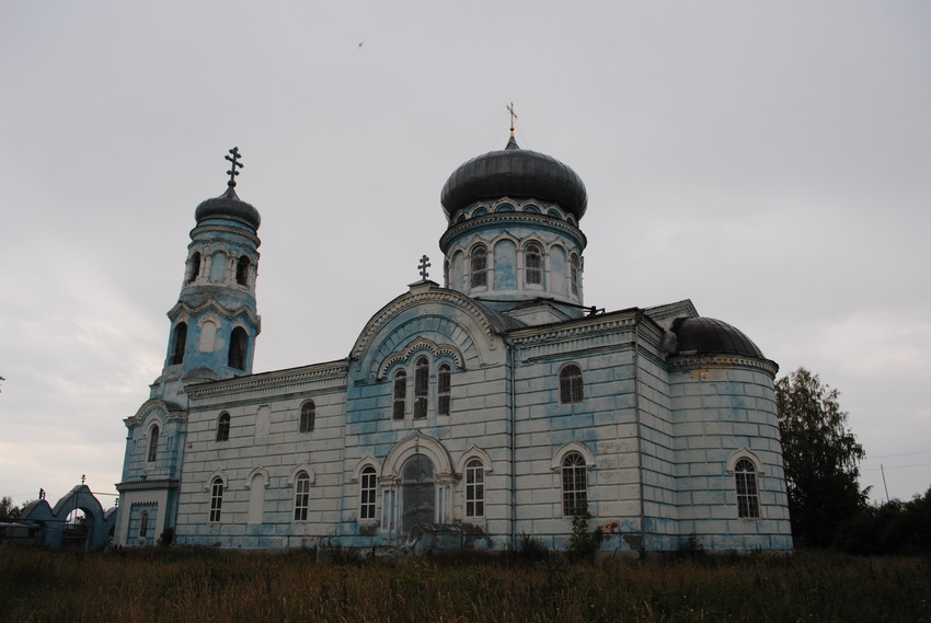 Церковь Троицы Живоначальной, Байково (Починковский район, Нижегородская область). фасады, Вид с юга