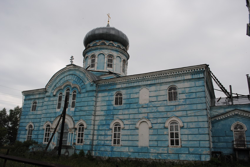 Байково. Церковь Троицы Живоначальной. фасады, Вид с севера