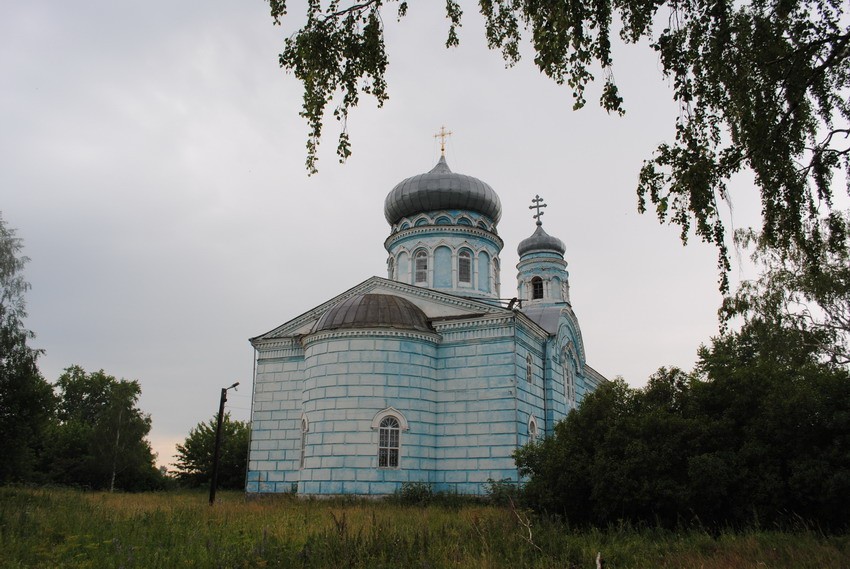 Церковь Троицы Живоначальной, Байково (Починковский район, Нижегородская область). фасады, Вид с востока