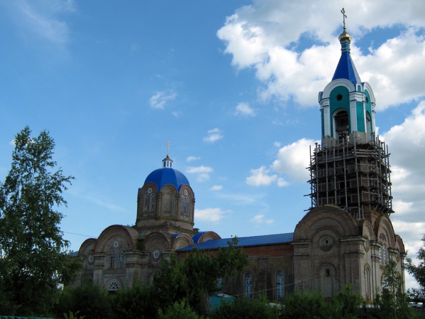 Верхний Телелюй. Церковь Покрова Пресвятой Богородицы. фасады