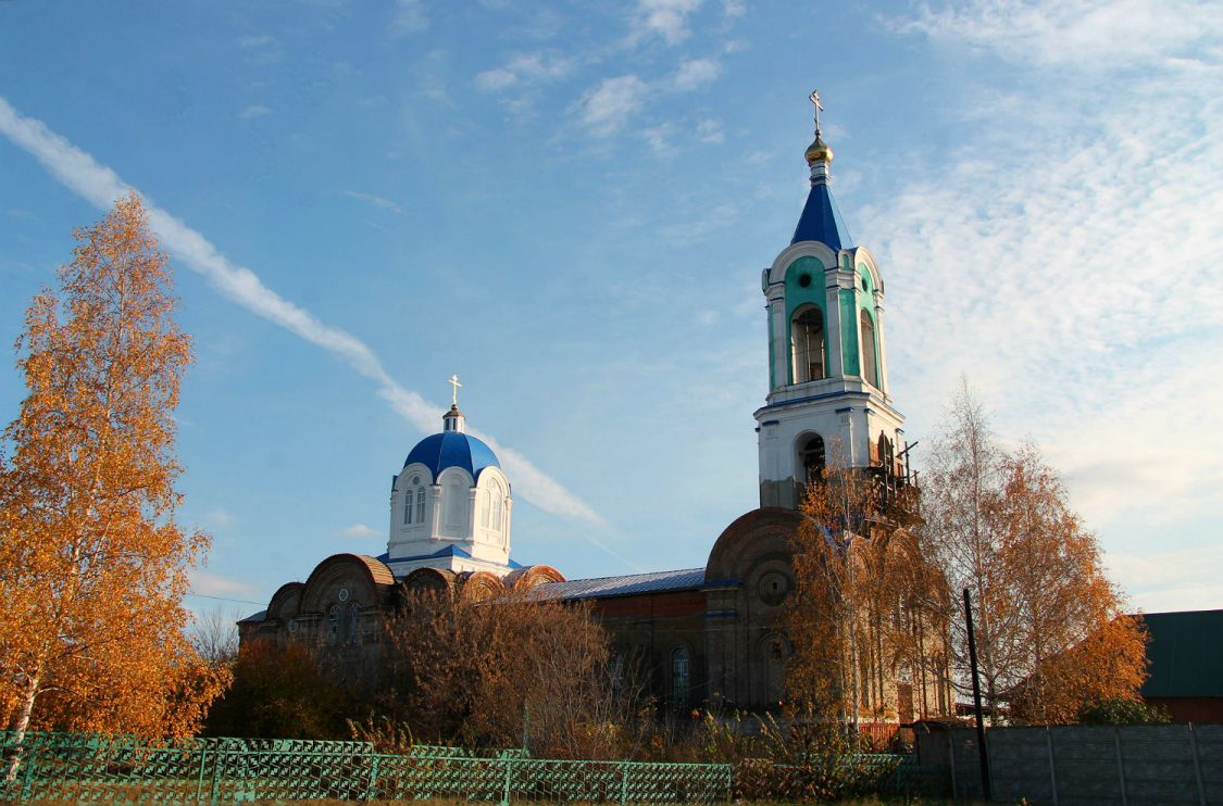 Верхний Телелюй. Церковь Покрова Пресвятой Богородицы. фасады