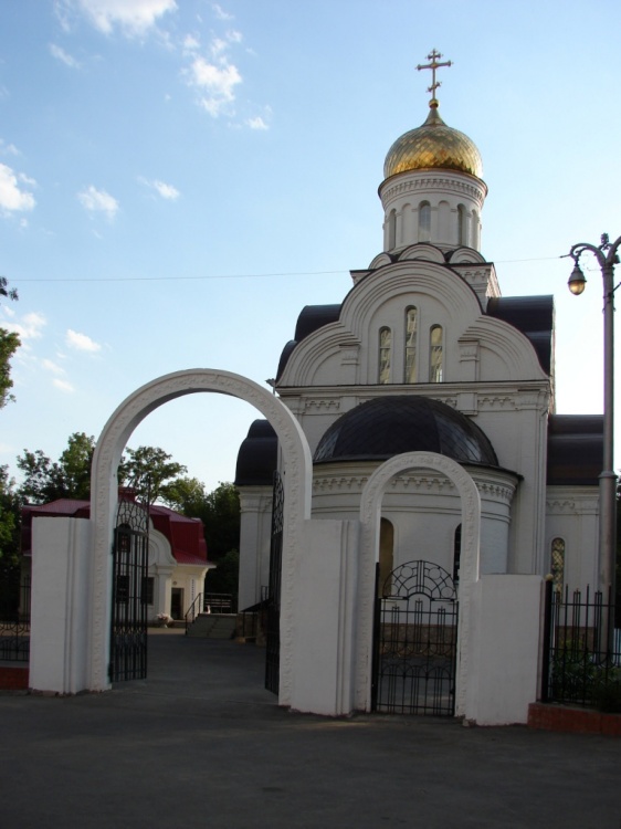 Церковь Владимира равноапостольного в Детском парке, Саратов (Саратов, город, Саратовская область). общий вид в ландшафте