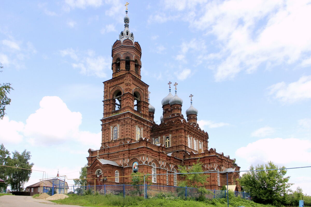 Церковь Михаила Архангела, Семьяны (Воротынский район, Нижегородская область). фасады