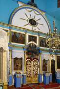 Церковь Покрова Пресвятой Богородицы, Летний храм, иконостас<br>, Медвёдово, Локнянский район, Псковская область