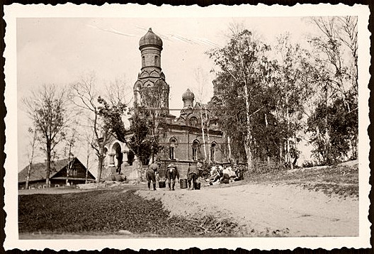 Михайлов Погост. Церковь Владимира равноапостольного. архивная фотография, Фото 1941 г. с аукциона e-bay.de