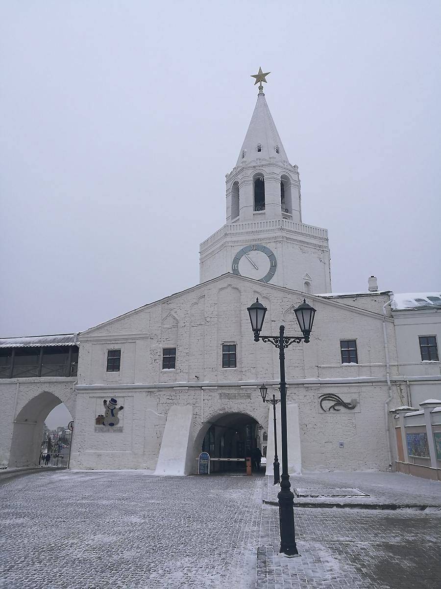 фасады. Кремль. Церковь Спаса Нерукотворного Образа в Спасской башне, Вахитовский район (Казань, город, Республика Татарстан)