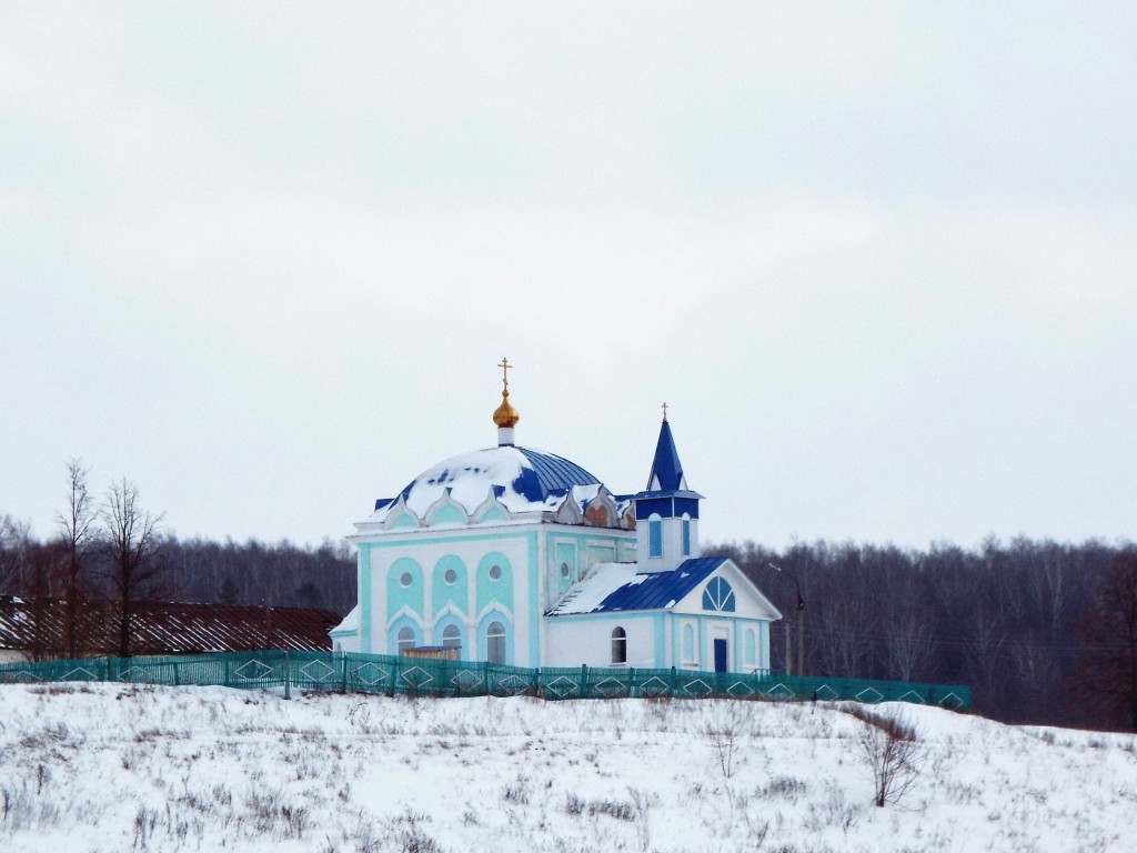 Воровского им., совхоз. Церковь Спаса Преображения бывшего Пророко-Ильинского Мензелинского женского монастыря. фасады