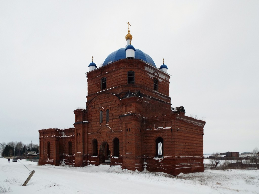 Церковь Вознесения Господня, Старое Мазино (Мензелинский район, Республика Татарстан). фасады