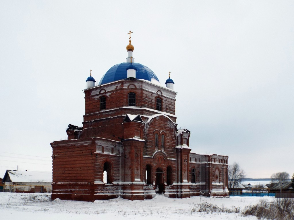 Старое Мазино. Церковь Вознесения Господня. фасады