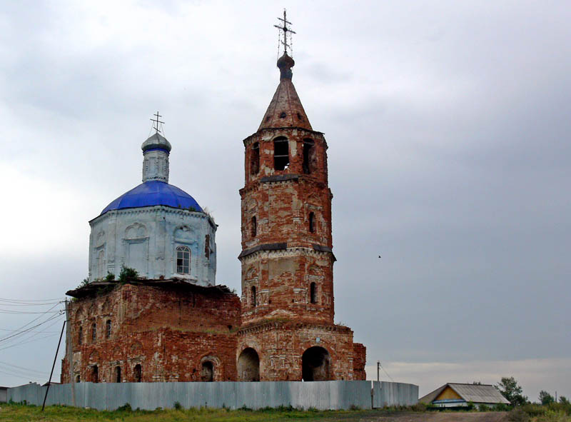 Красная Горка. Церковь Михаила Архангела. фасады, вид с северо-запада