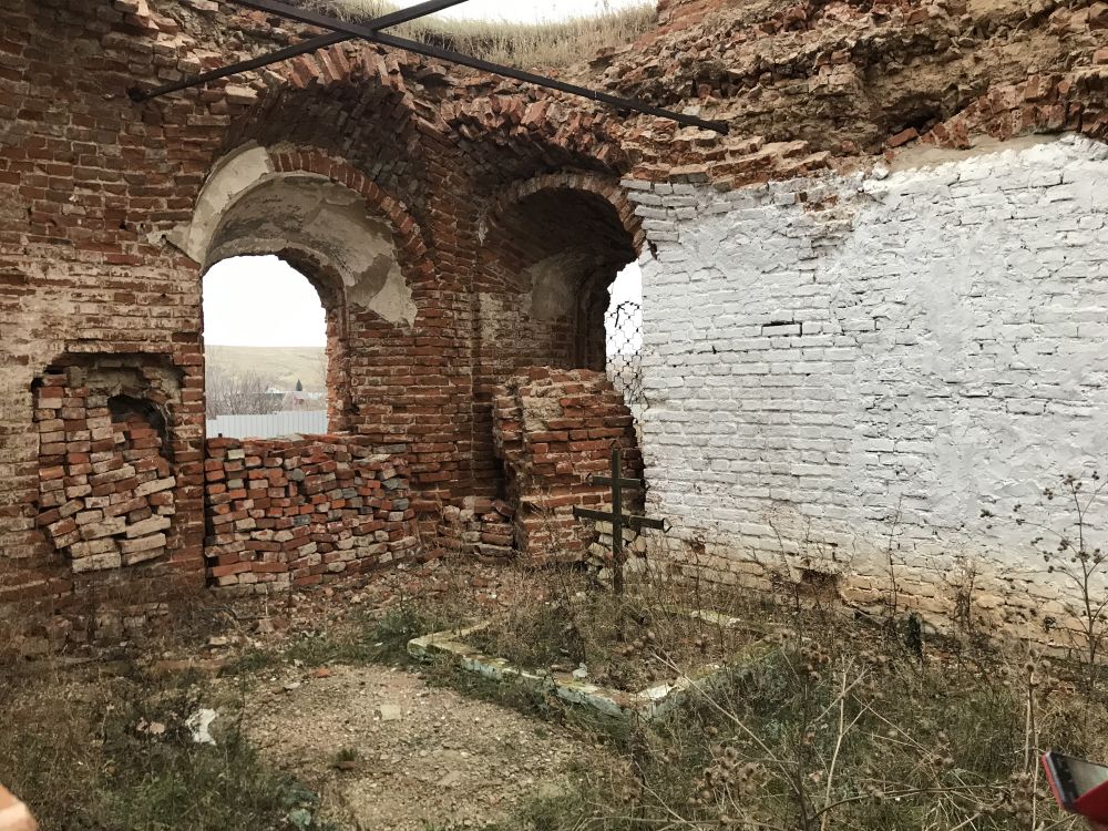 Церковь Михаила Архангела, Красная Горка (Мамадышский район, Республика Татарстан). интерьер и убранство, Место престола придельного храма во имя св. Флора  и Лавра