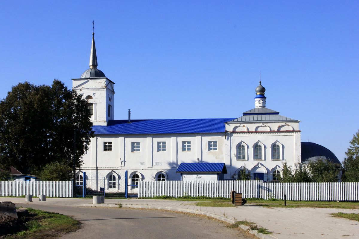 Церковь Казанской иконы Божией Матери, Цивильск (Цивильский район, Республика Чувашия). фасады, Вид с юга.