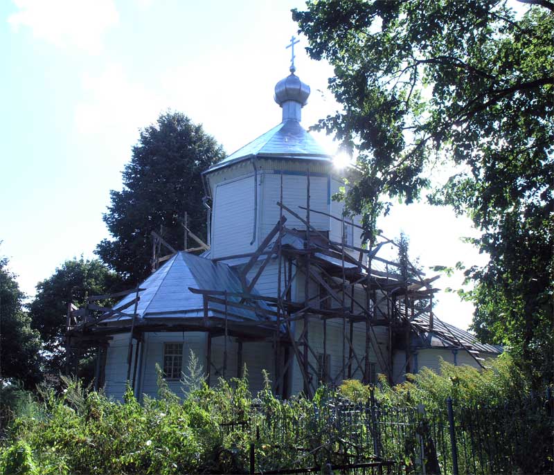 Церковь Покрова Пресвятой Богородицы, Медвёдово (Локнянский район, Псковская область). документальные фотографии