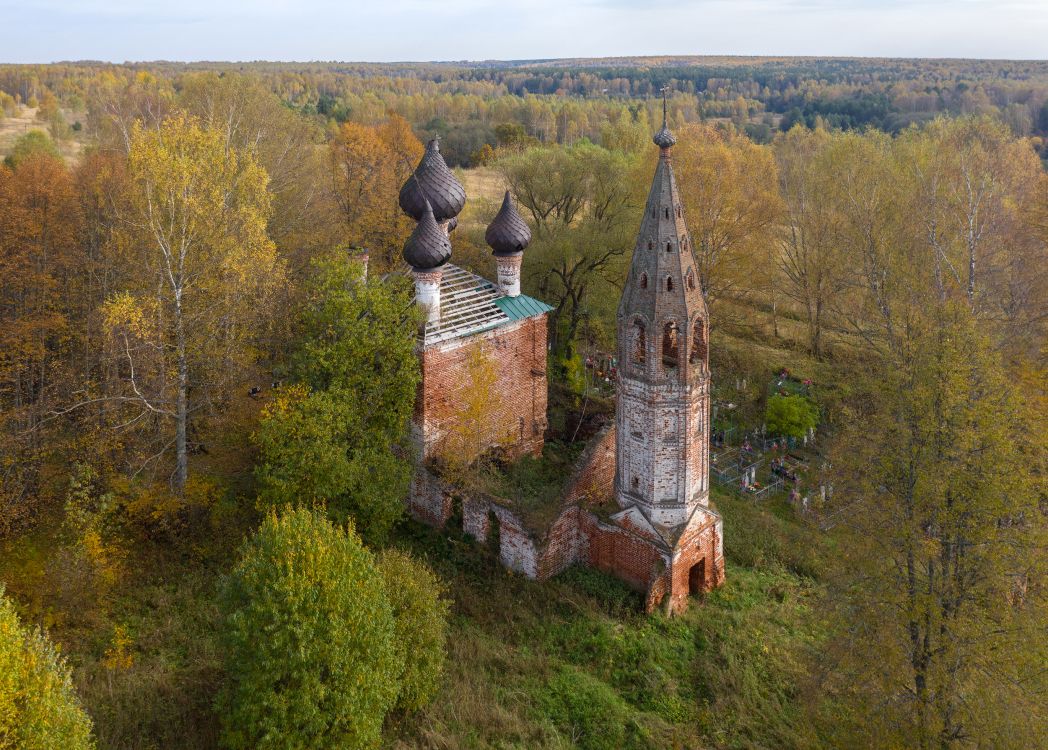 Церковь Троицы Живоначальной, Выголово (Нерехтский район, Костромская область). фасады