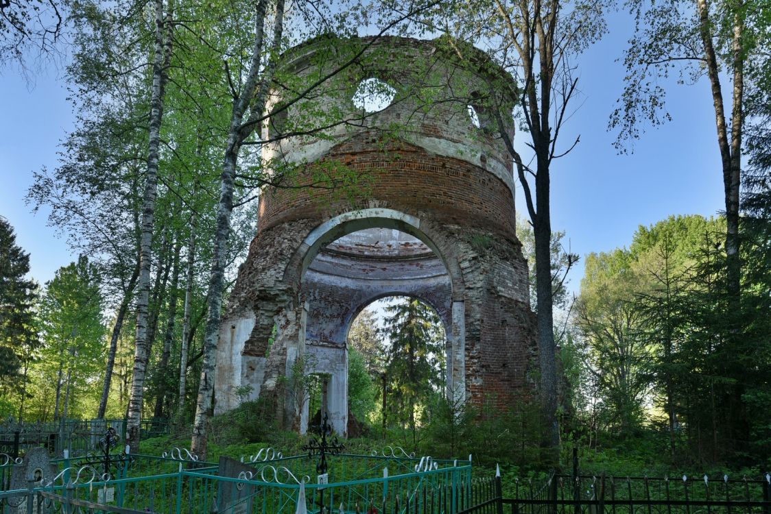 Церковь Казанской иконы Божией Матери, Заячьи Горы (Оленинский район, Тверская область). фасады, Вид с севера