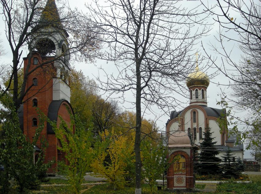 Курчатов. Церковь Успения Пресвятой Богородицы. общий вид в ландшафте