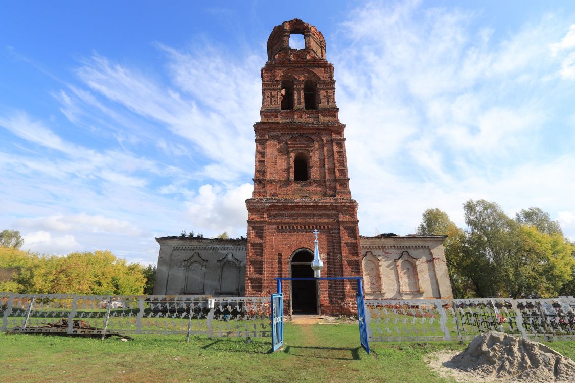 Церковь Троицы Живоначальной, Леметь (Ардатовский район, Нижегородская область). фасады, Начато восстановление храма