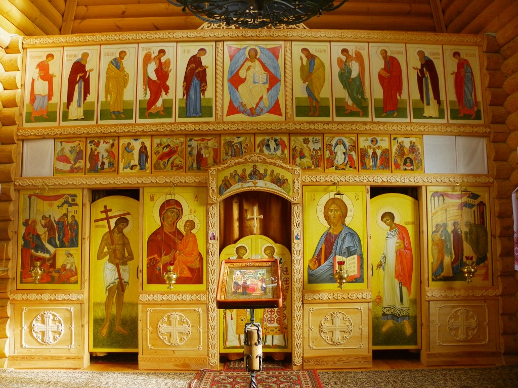 Церковь Сретения Господня, Самушкино (Вороновский погост) (Волховский район, Ленинградская область). интерьер и убранство, Иконостас