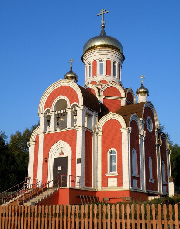 Солонешное. Церковь Николая Чудотворца. общий вид в ландшафте