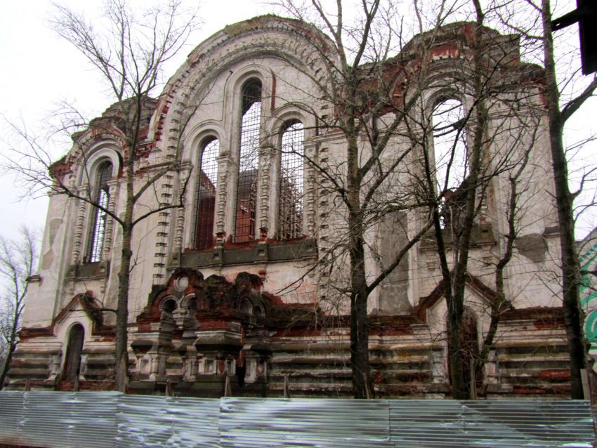 Выкса. Выксунский Иверский монастырь. Собор Троицы Живоначальной. фасады, северо-восточный фасад (фрагмент)