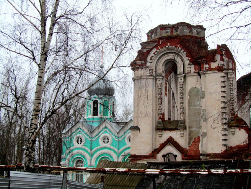 Выкса. Выксунский Иверский монастырь. Собор Троицы Живоначальной. фасады, юго-западный фасад (фрагмент)